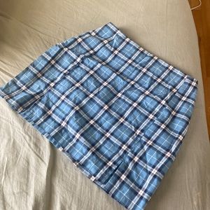 Plaid Mini Skirt